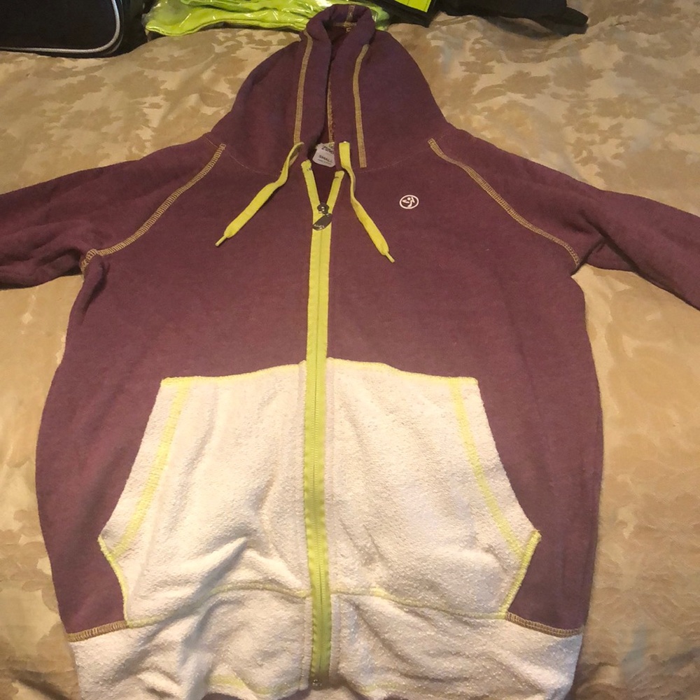 Zumba zip up sweater